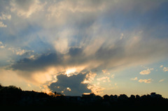 夕暮れの空