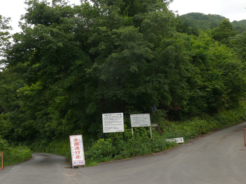 冠山峠・高倉峠　分岐