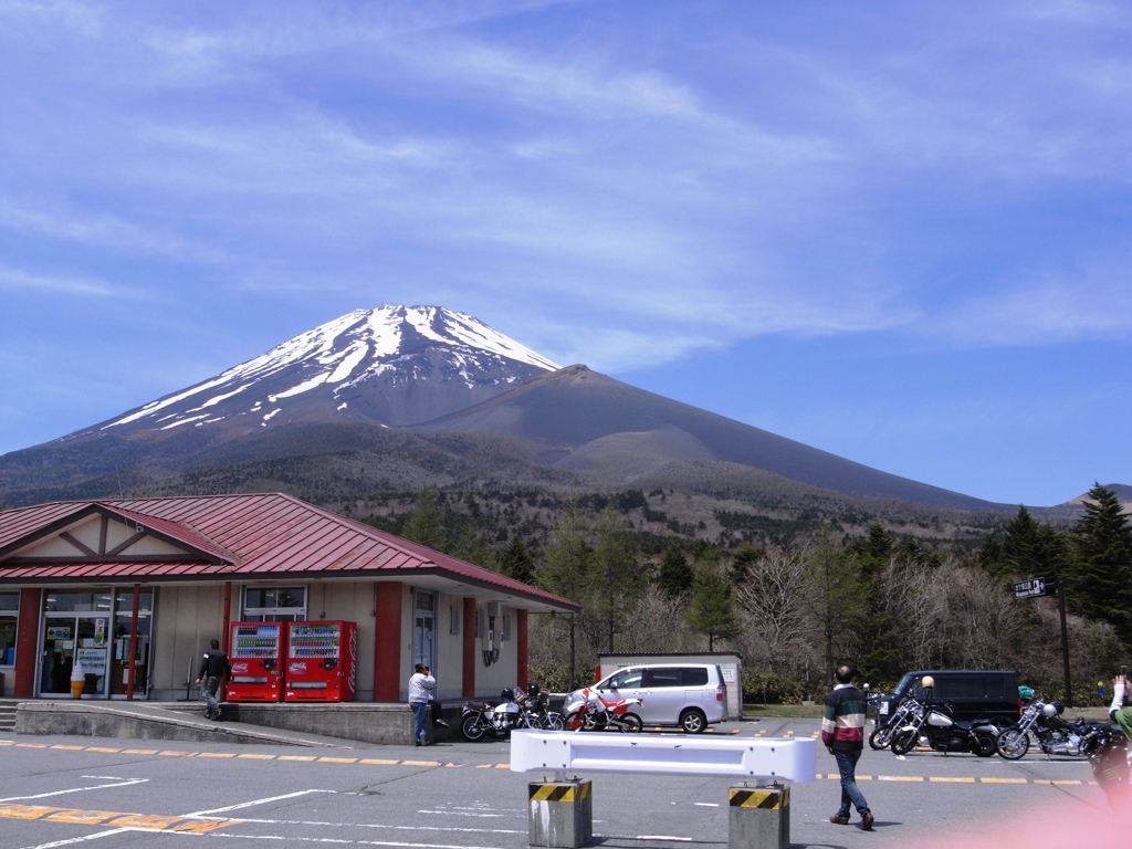 須山より富士山