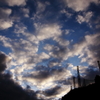 朝の雲