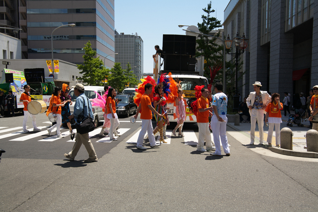 dancers taking a rest