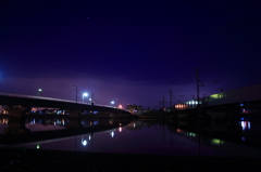 夜の港橋
