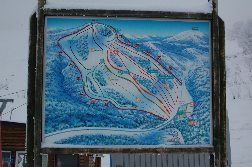 スキーコース図