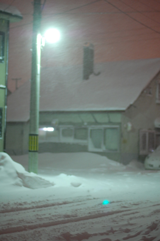 降り続く雪