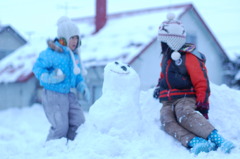 雪だるま？