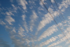 指に見える空？