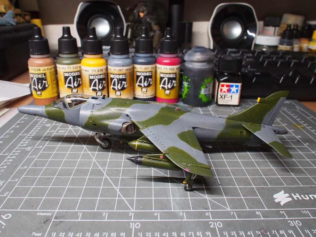 ハセガワ1/72ハリアーGR.3