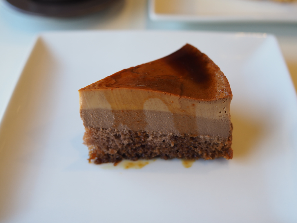 チョコプリンケーキ
