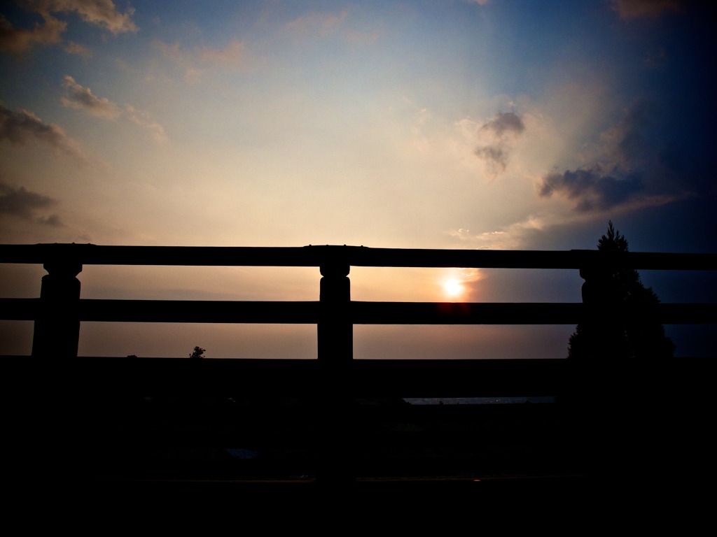 ２月堂からの夕日