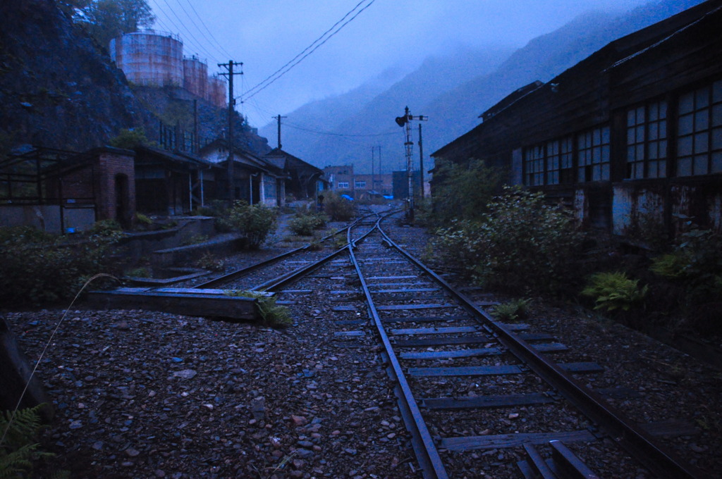 廃線　足尾本山駅