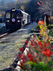 夕暮れの駅