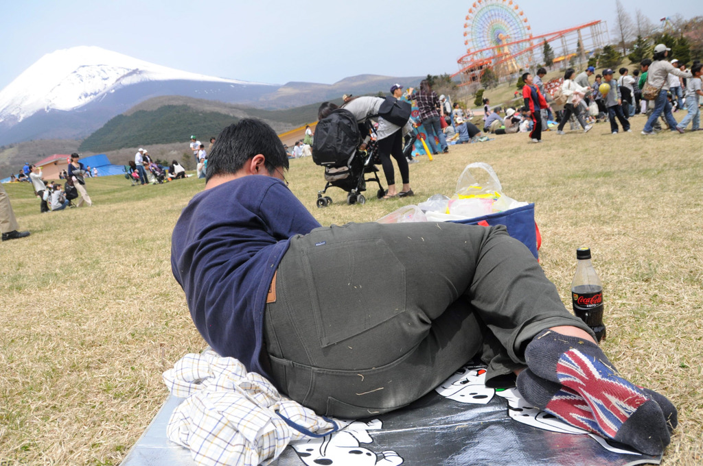 一服、ん？英国旗