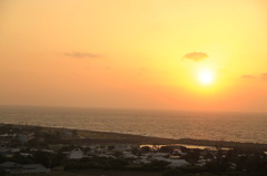 夕日