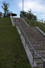 公園の階段