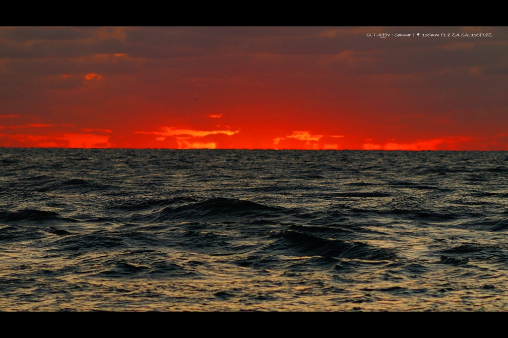 日本海夕景