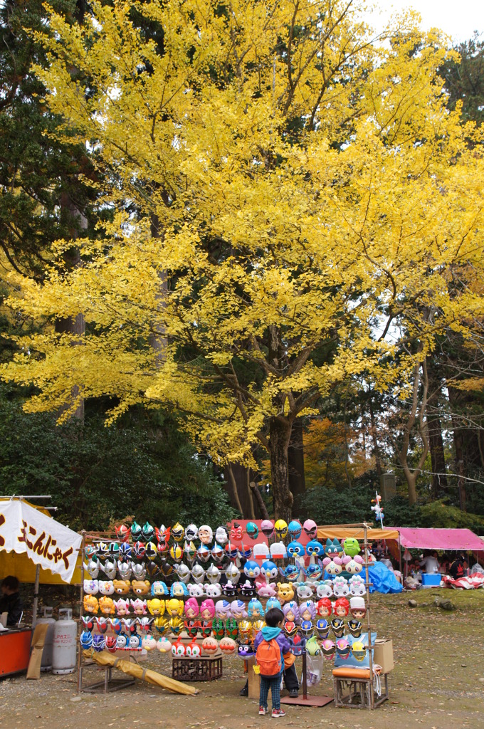 カラフル面Vs黄一色