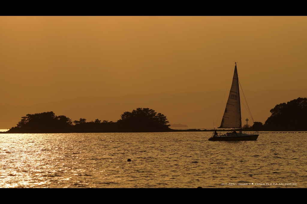 大村湾夕景