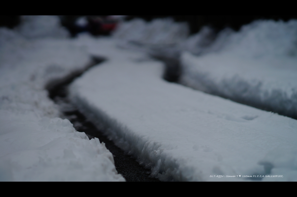 重い雪