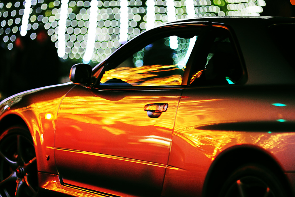Illuminated car