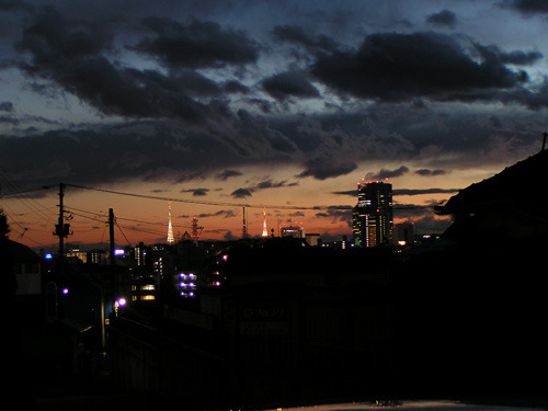 我家から風景