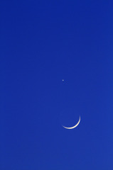 Moon and Venus