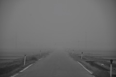 on the road