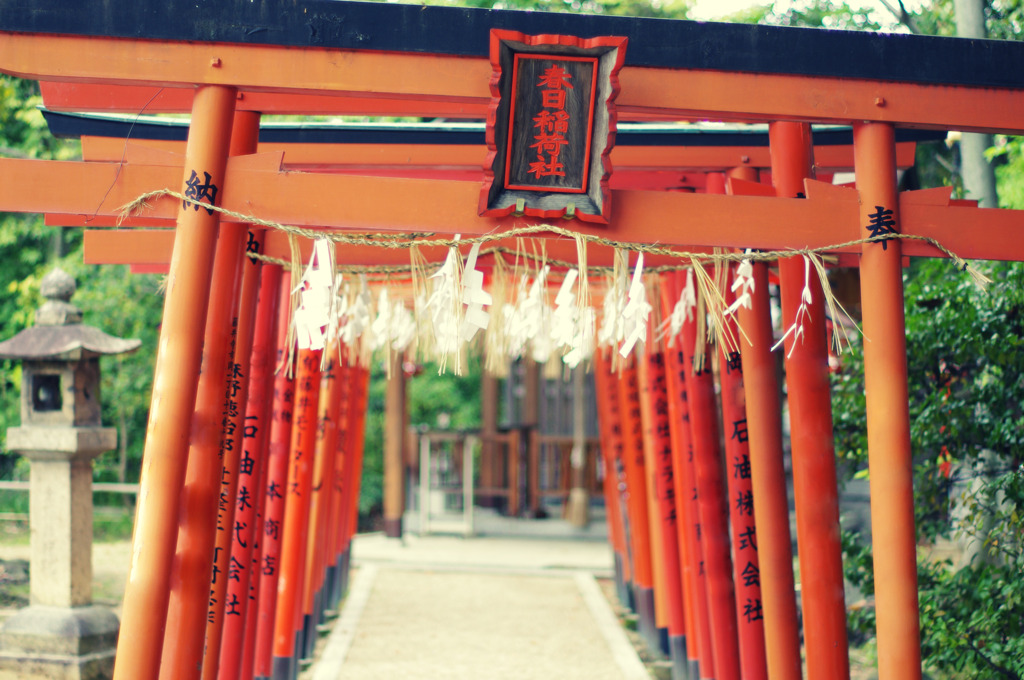 斜めの鳥居