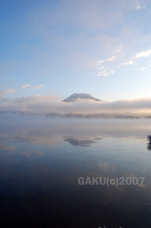 阿寒湖の朝