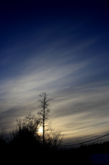 夕暮れ