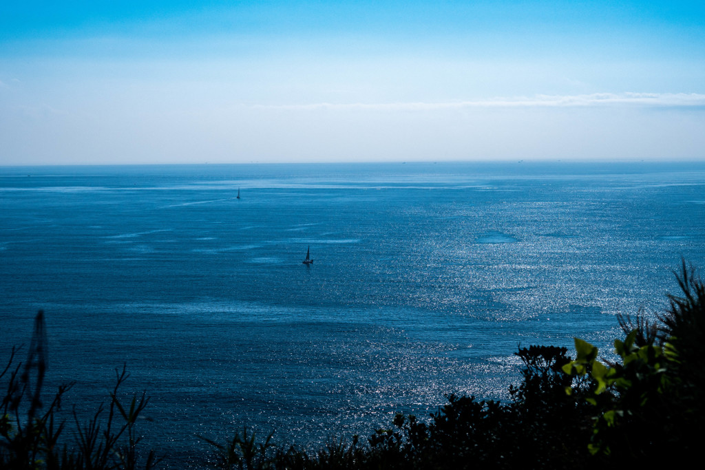 江の島の海