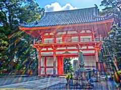 後光が・・・今年は祝福がありそーです。
