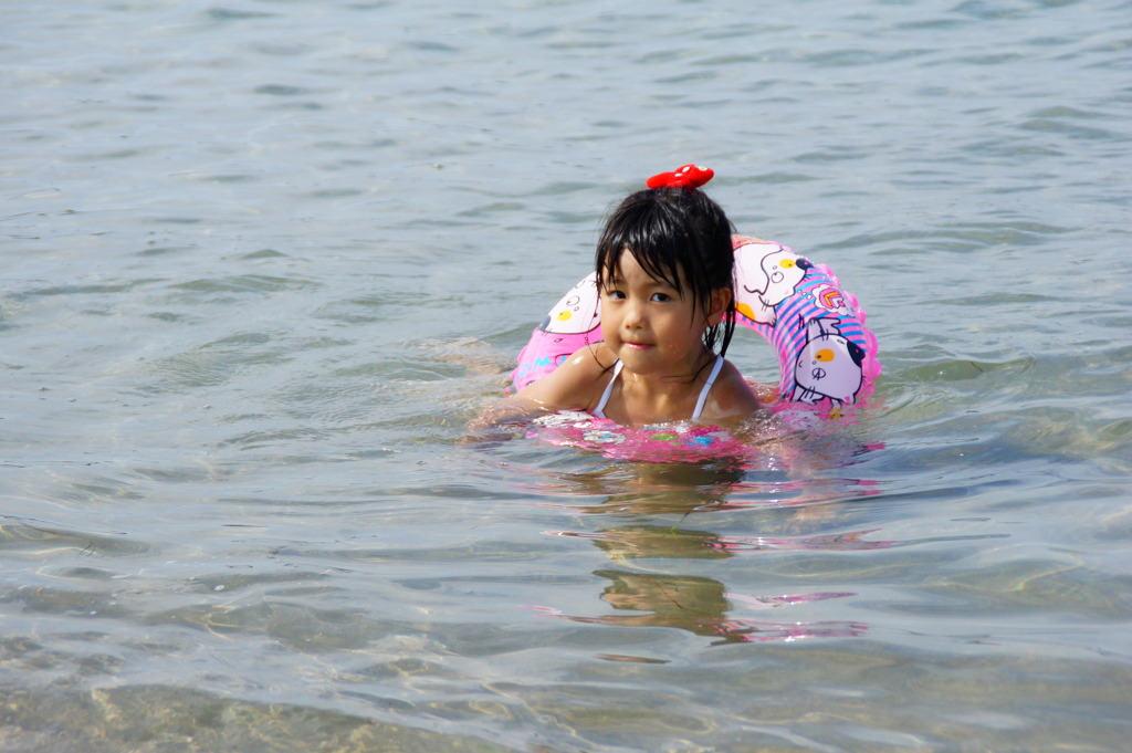 海は広い～なしょっぱいな～♪