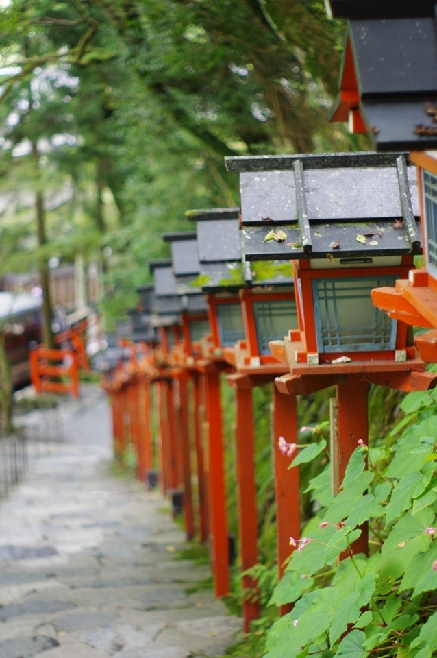 貴船神社　灯篭