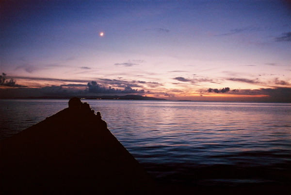 竹富島　夕日