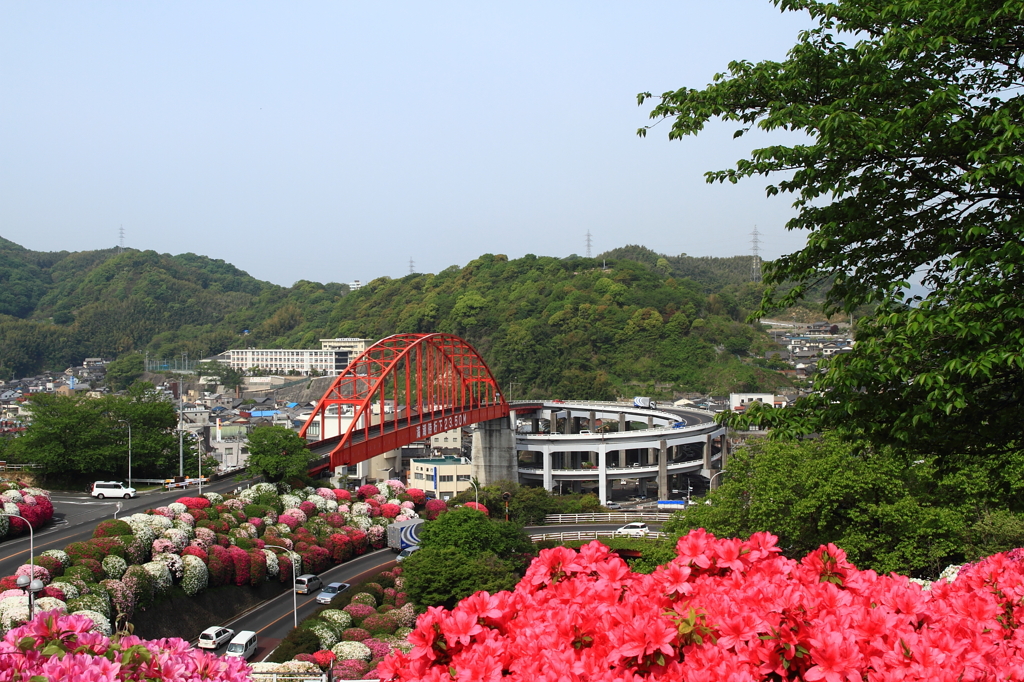 昼の音戸大橋