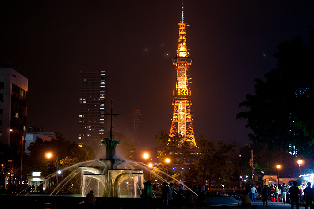 夜の大通公園