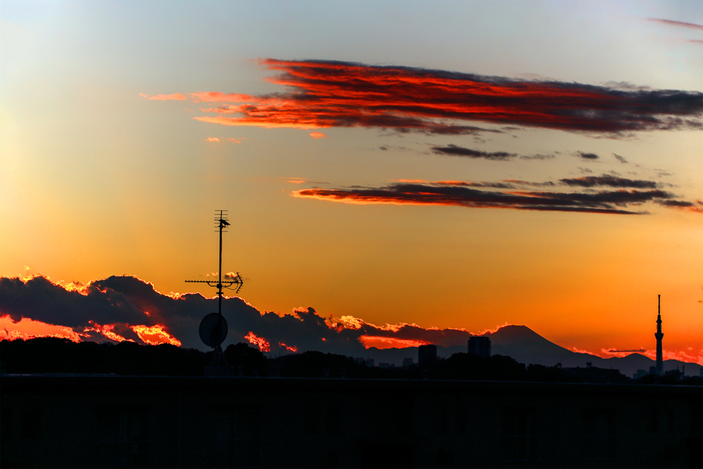 2018 元旦の夕景 03