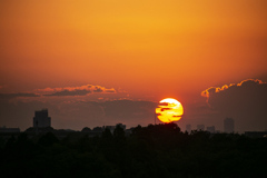 夏残しの夕景 02