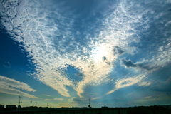 秋本番の空