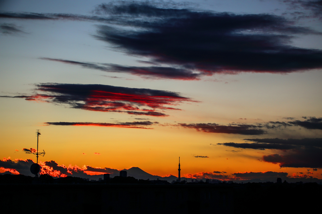 2018 元旦の夕景 02