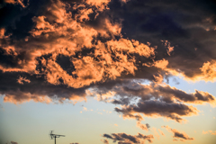 千切れ雲の夕景 03