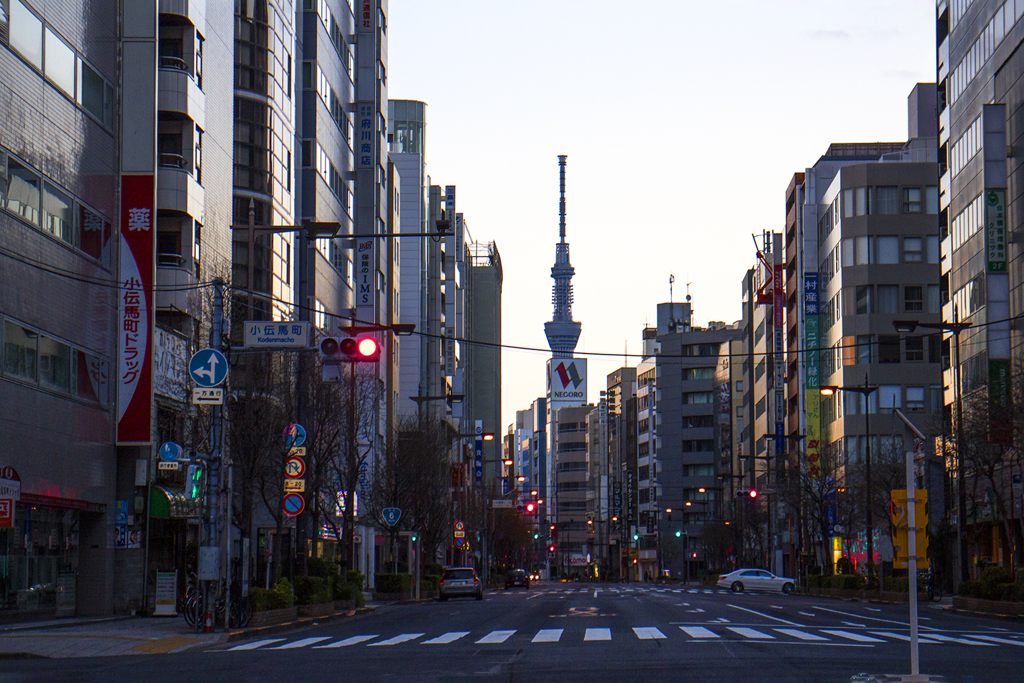 大晦日、日の出直前