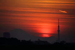 風変りな夕景 01