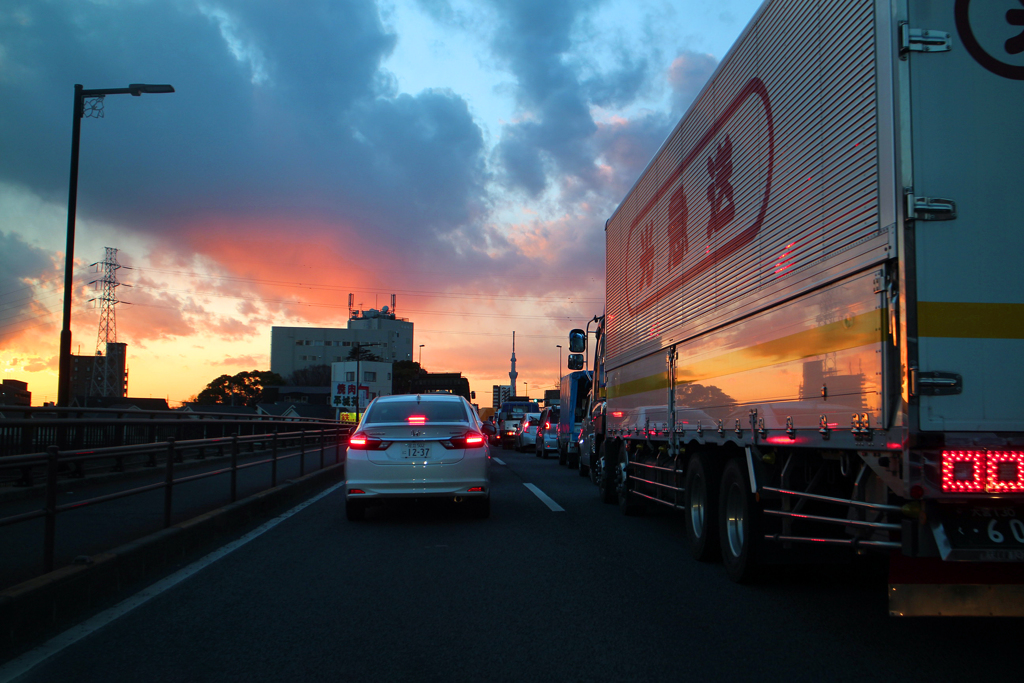 渋滞、、、