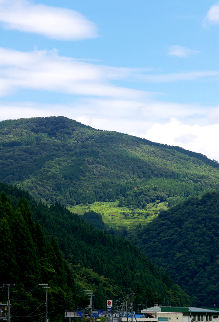 山あいの町