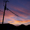 玄関を開けたら夕焼けだった