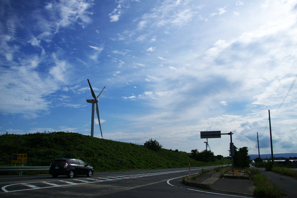 風車のある風景