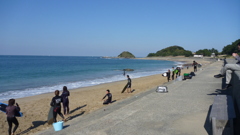 快晴の志賀島ドライブ