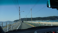 快晴の志賀島ドライブ