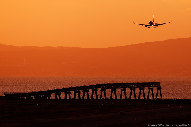 西の空から